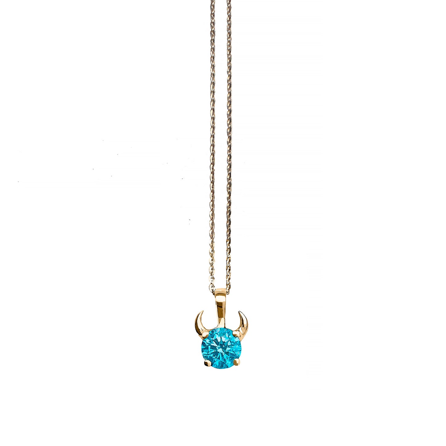 KIKY BLUE TOPAZ 1.3 ct 14 K