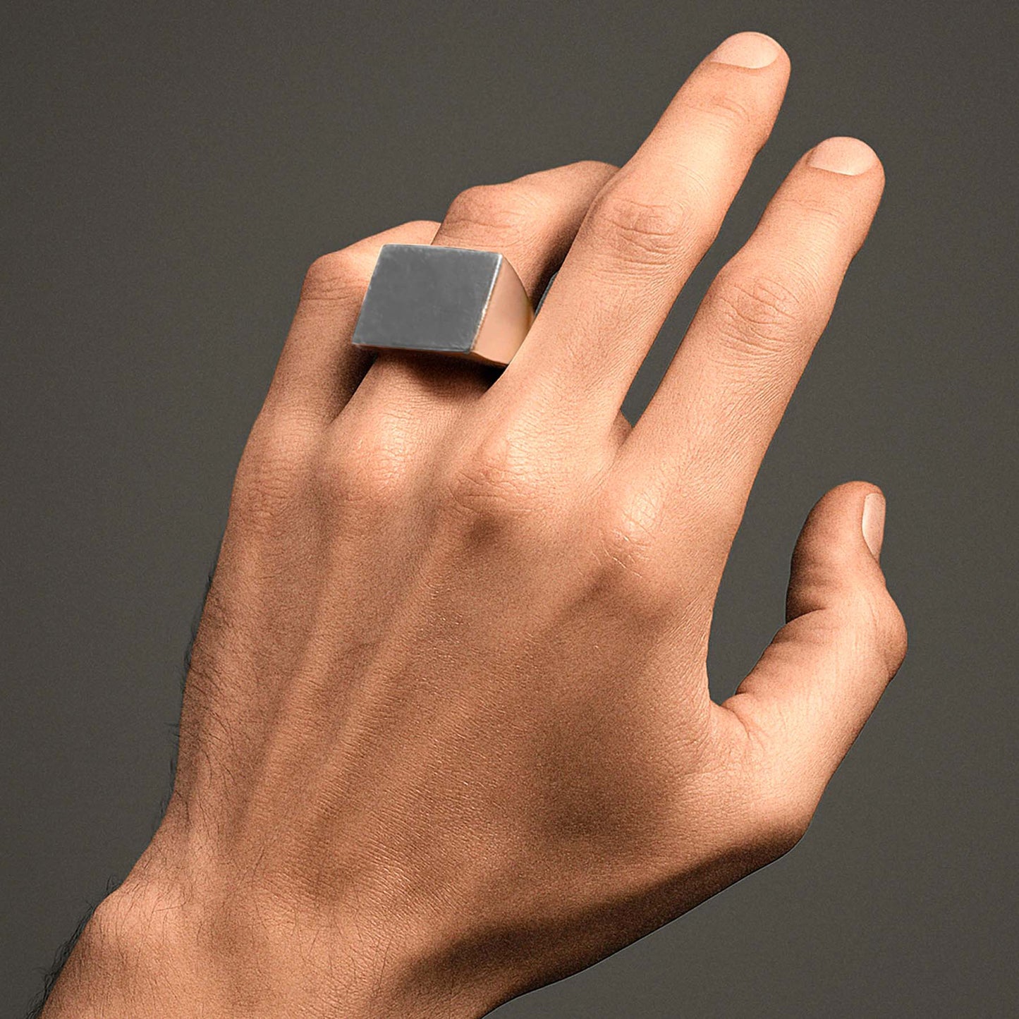 HEAVY BLOCK RING