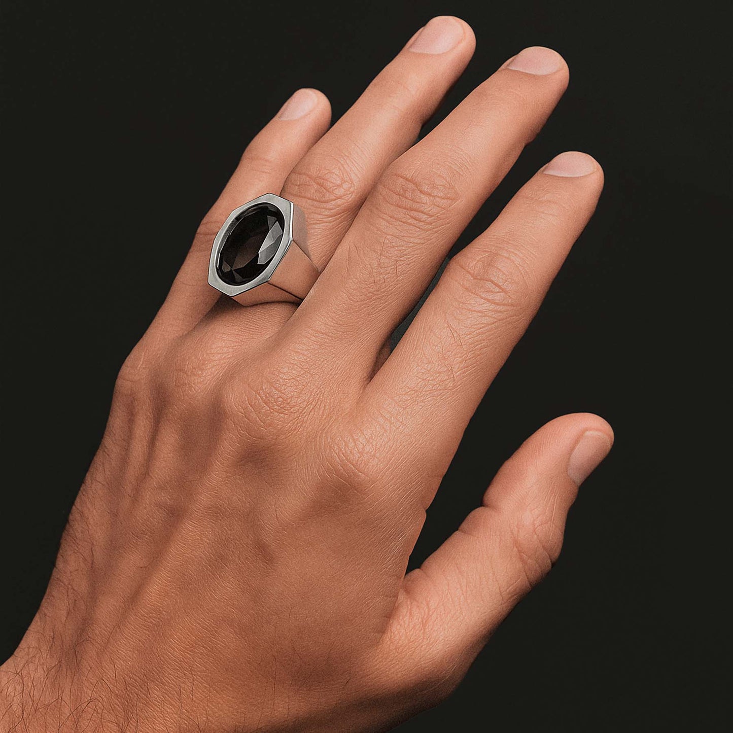 MR RING ( SMOKY TOPAZ )
