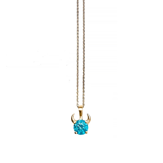 KIKY BLUE TOPAZ 1.3 ct 14 K