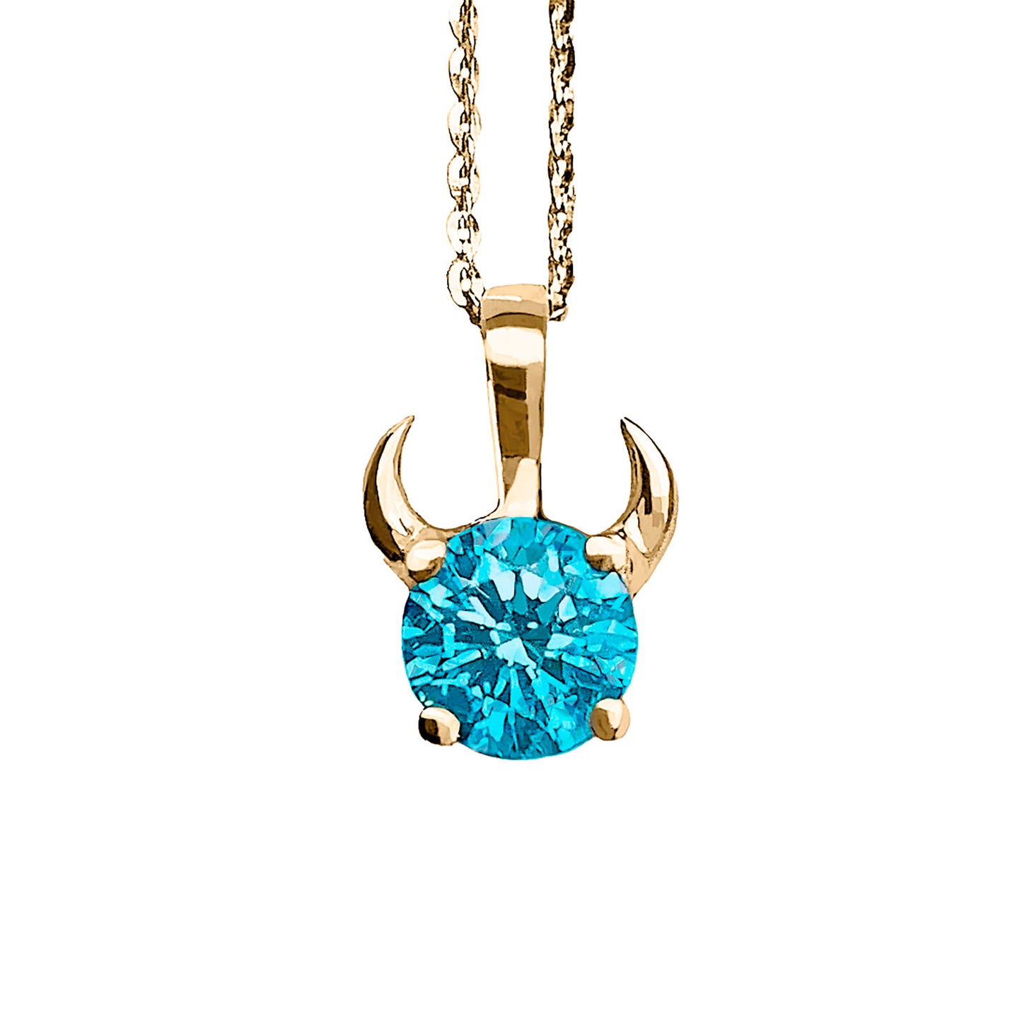 KIKY BLUE TOPAZ 1.3 ct 14 K