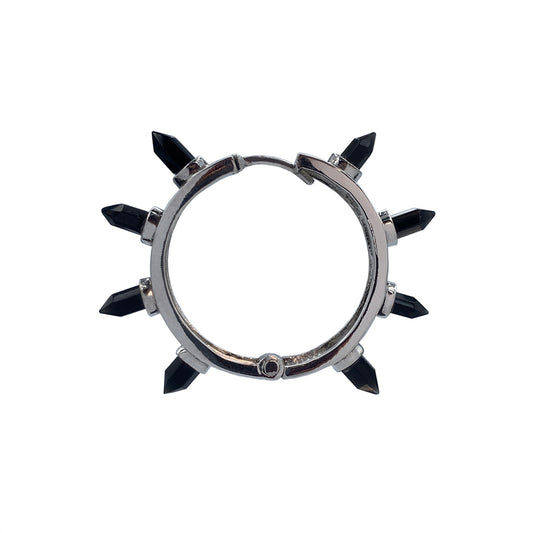 CIRCLE SPIKES EARRING