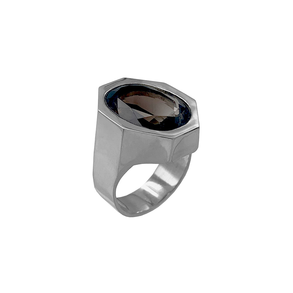 MR RING ( SMOKY TOPAZ )