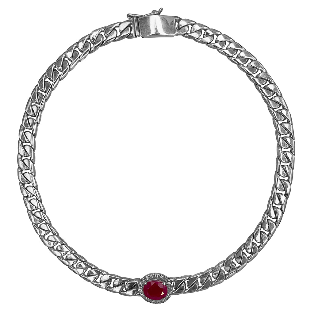 RUBY CUBAN CHOKER